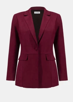 Joseph Ribkoff - Scuba Suede Straight Blazer