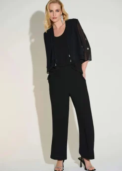 Joseph Ribkoff - Signature Georgette Straight Leg Pants