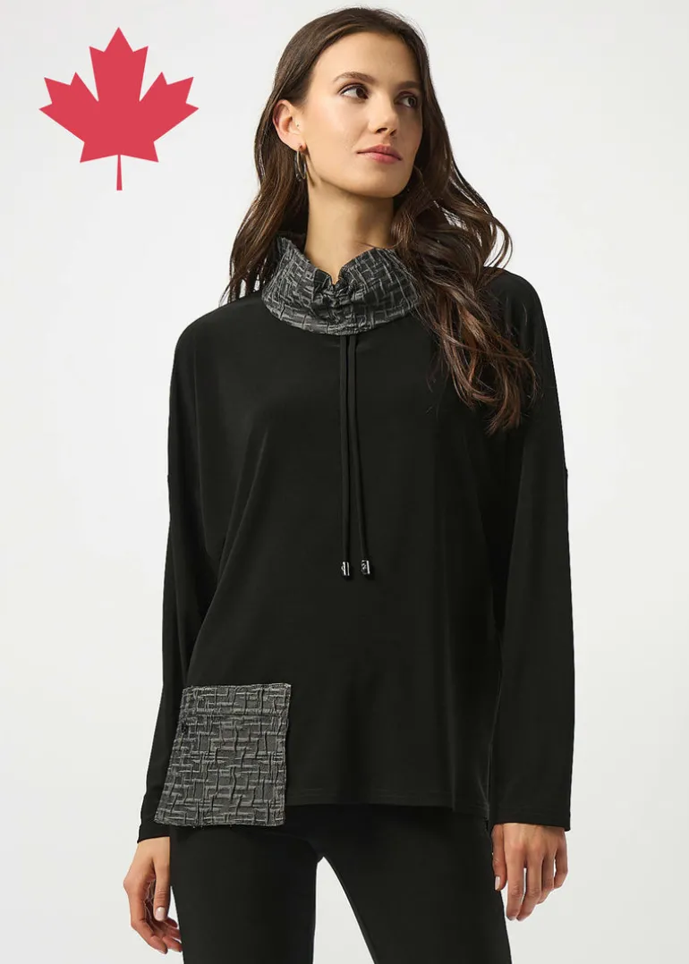 Joseph Ribkoff - Silky Knit & Novelty Boxy Top