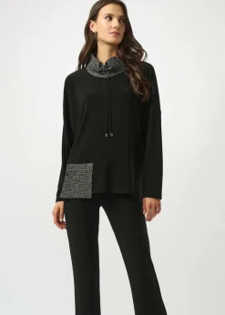 Joseph Ribkoff - Silky Knit & Novelty Boxy Top