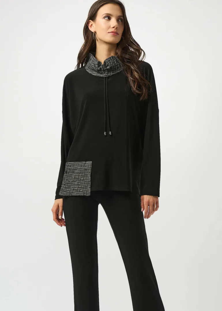 Joseph Ribkoff - Silky Knit & Novelty Boxy Top