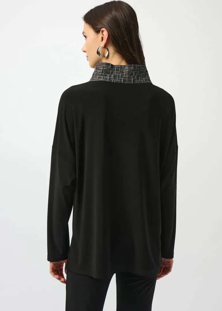 Joseph Ribkoff - Silky Knit & Novelty Boxy Top