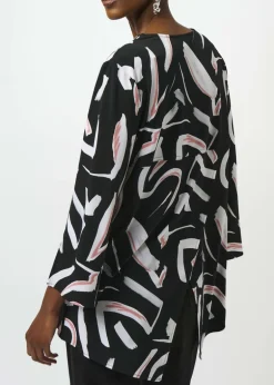 Joseph Ribkoff - Silky Knit Fit And Flare Printed Tunic