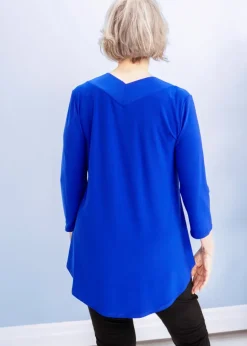 Joseph Ribkoff - Silky Knit 3/4 Sleeve Flared Top