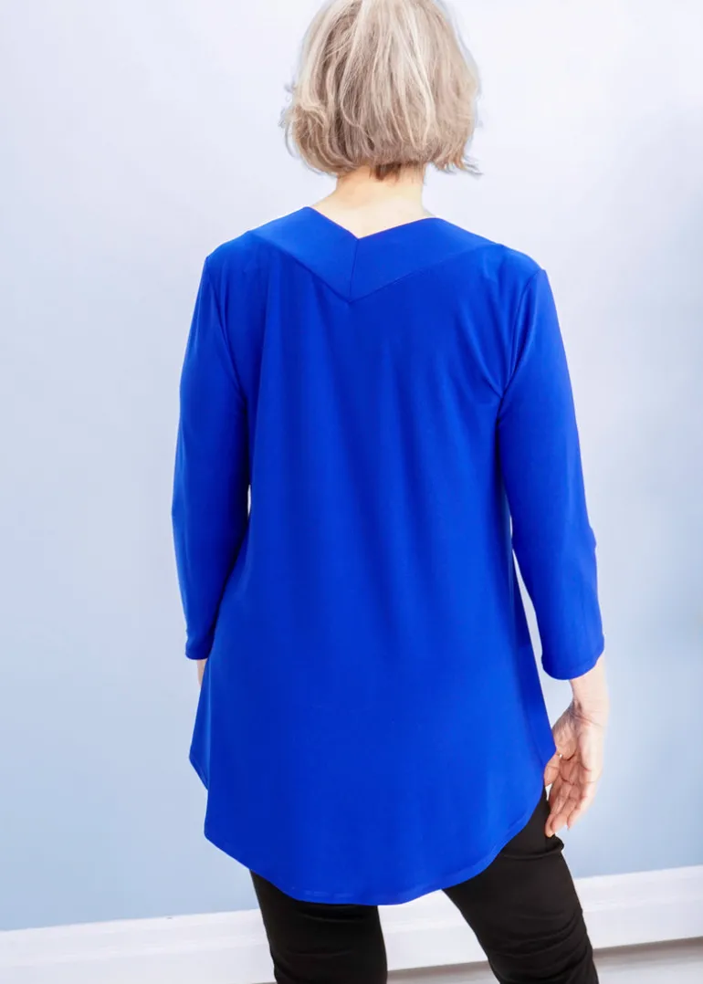 Joseph Ribkoff - Silky Knit 3/4 Sleeve Flared Top