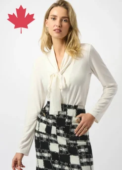 Joseph Ribkoff - Silky Knit And Satin Straight Tunic