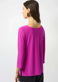 Joseph Ribkoff - Silky Knit Scoop Neck Fit & Flare Top