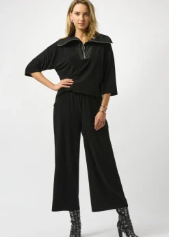 Joseph Ribkoff - Silky Knit & Memory Culotte Jumpsuit