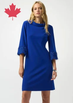 Joseph Ribkoff - Silky Knit & Novelty A-Line Dress