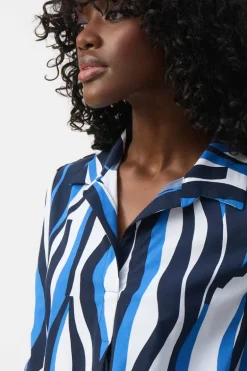 Joseph Ribkoff - Stretch Poplin Trapeze Shirt Dress
