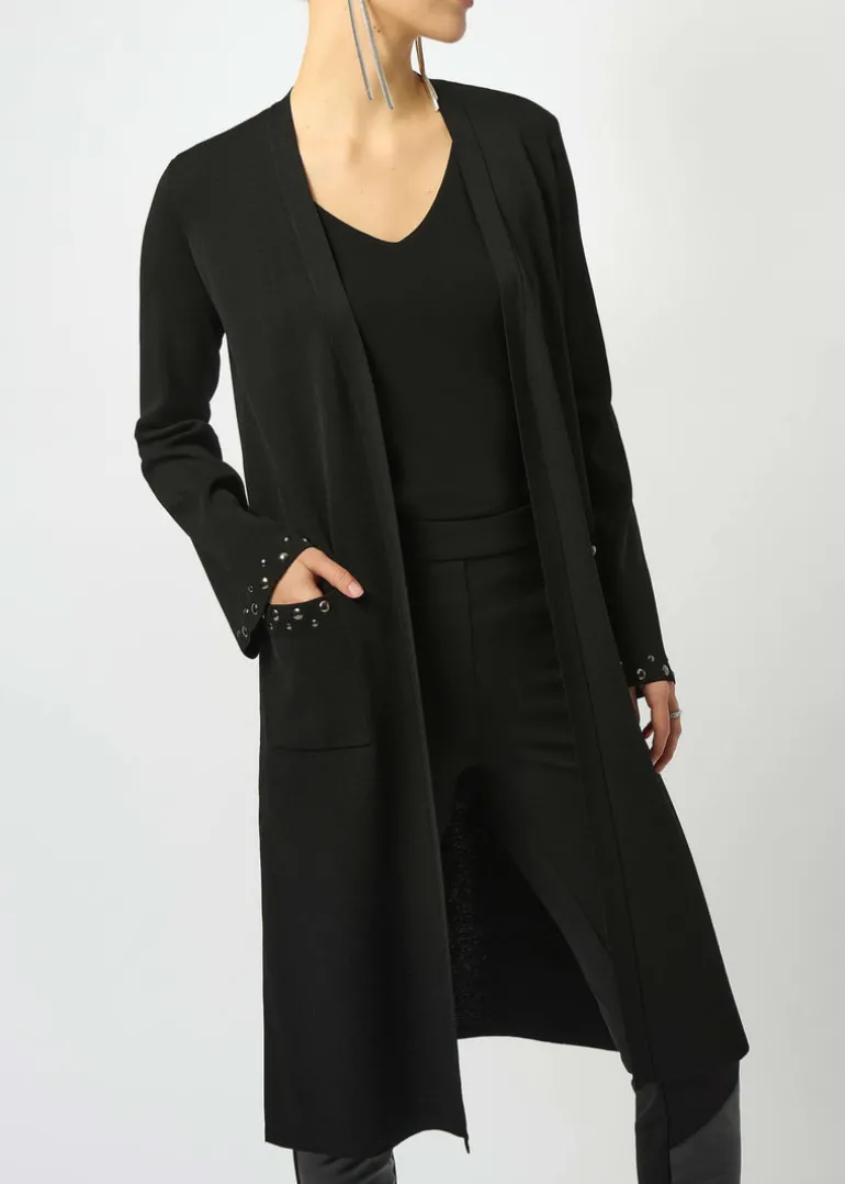 Joseph Ribkoff - Sweater Knit Open-Front Cover Up