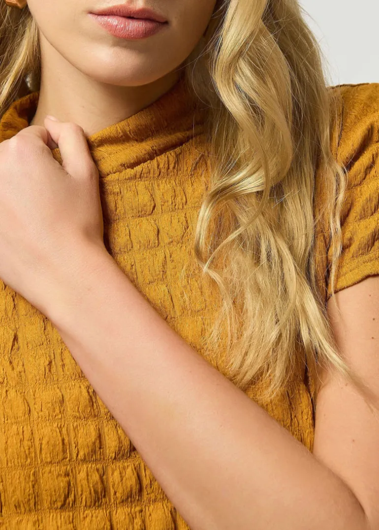 Joseph Ribkoff - Textured Knit Fitted Top