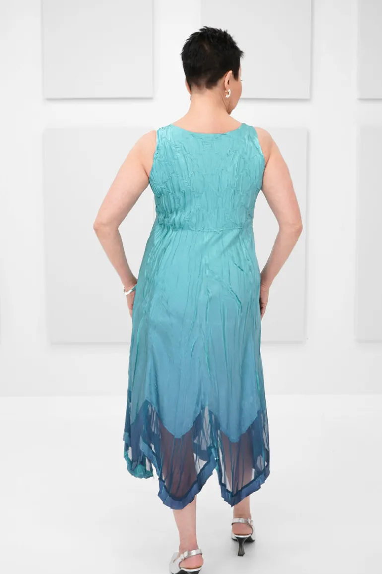 Komarov - Ombre Two-piece Dress and Jacket Set