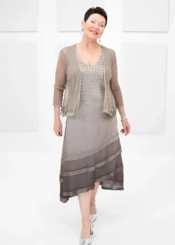 Komarov - Two-piece Dress and Jacket Set