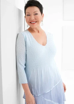 Komarov - V-neck Layered Dress