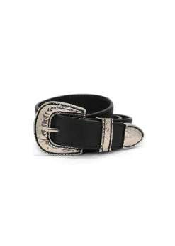 Landes - Cowboy Silver Buckle Belt