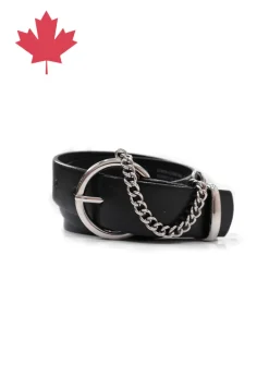 Landes - Chain Detail Leather Belt