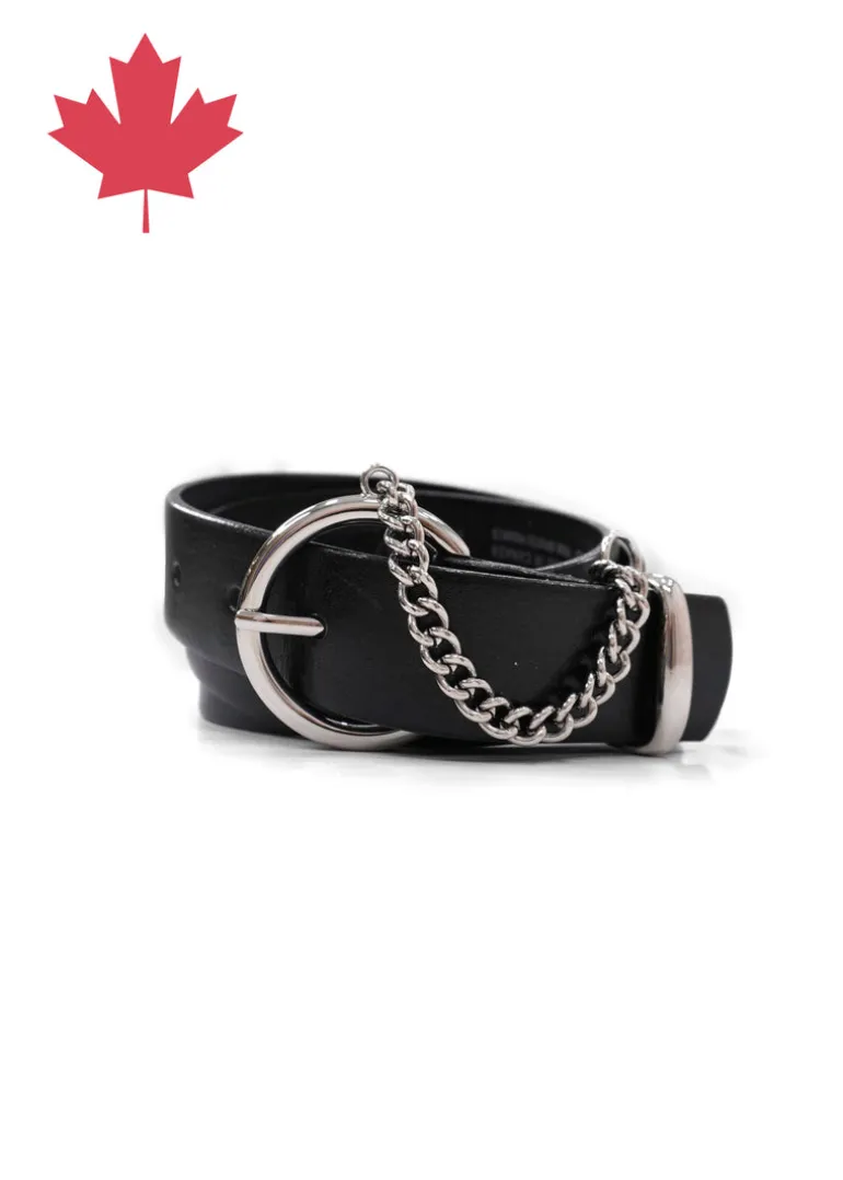 Landes - Chain Detail Leather Belt