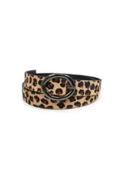 Landes - Leopard Leather Belt