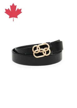 Landes - Stud Buckle Leather Belt