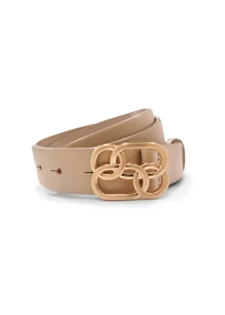 Landes - Stud Buckle Leather Belt