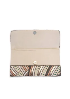 LCD - Beaded & Sequin Lines Clutch Bag