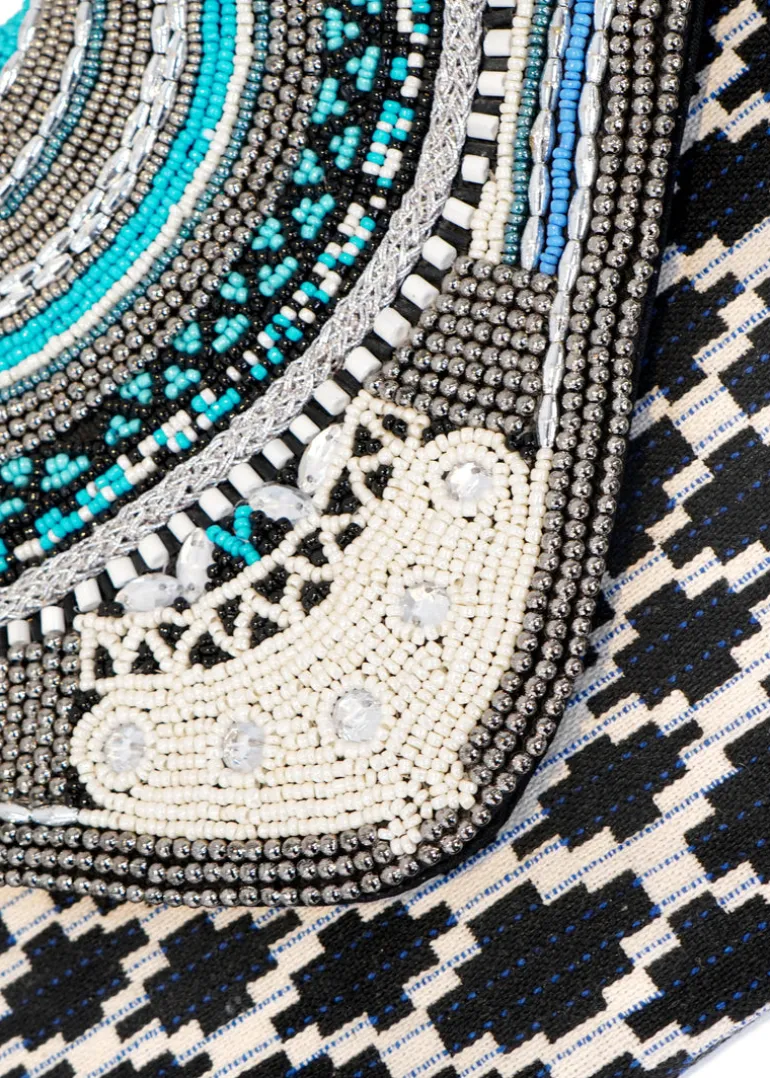 LCD - Boho Beaded Clutch Bag