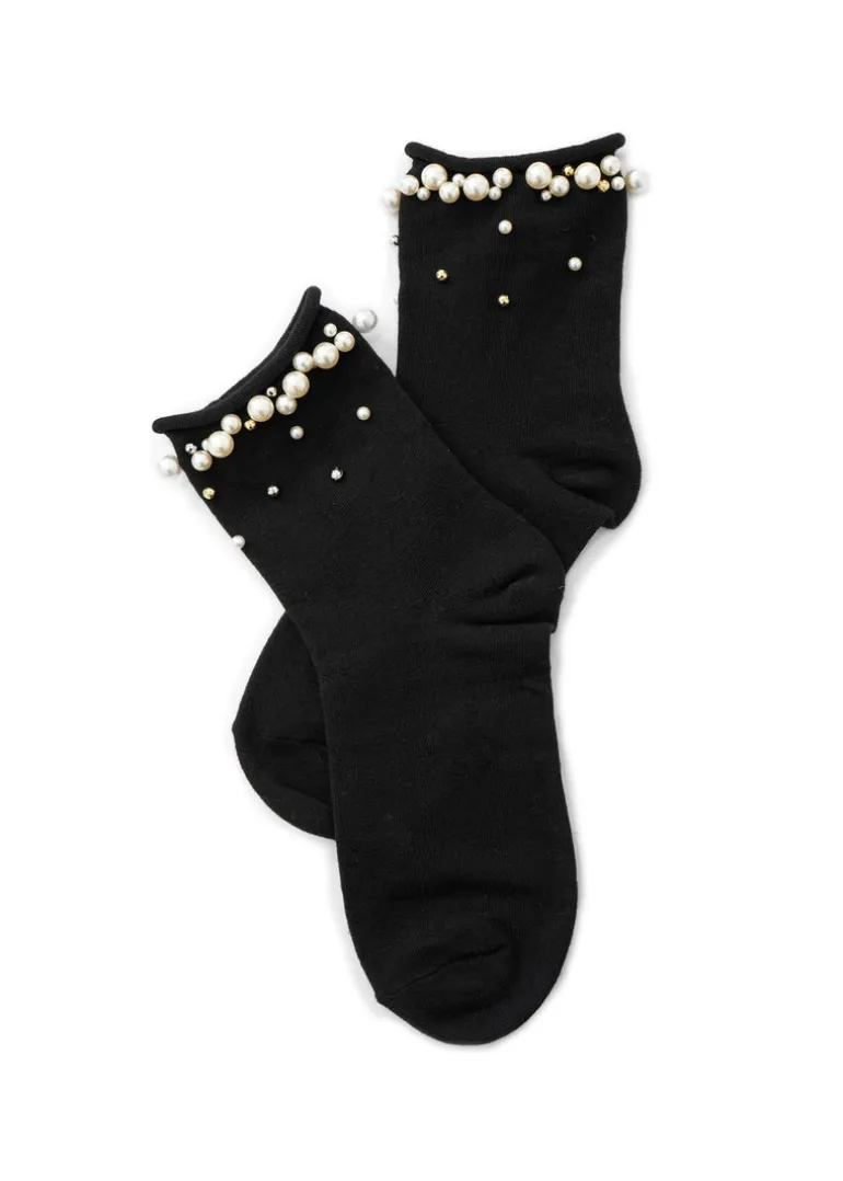 Limlim - Beaded Short Socks