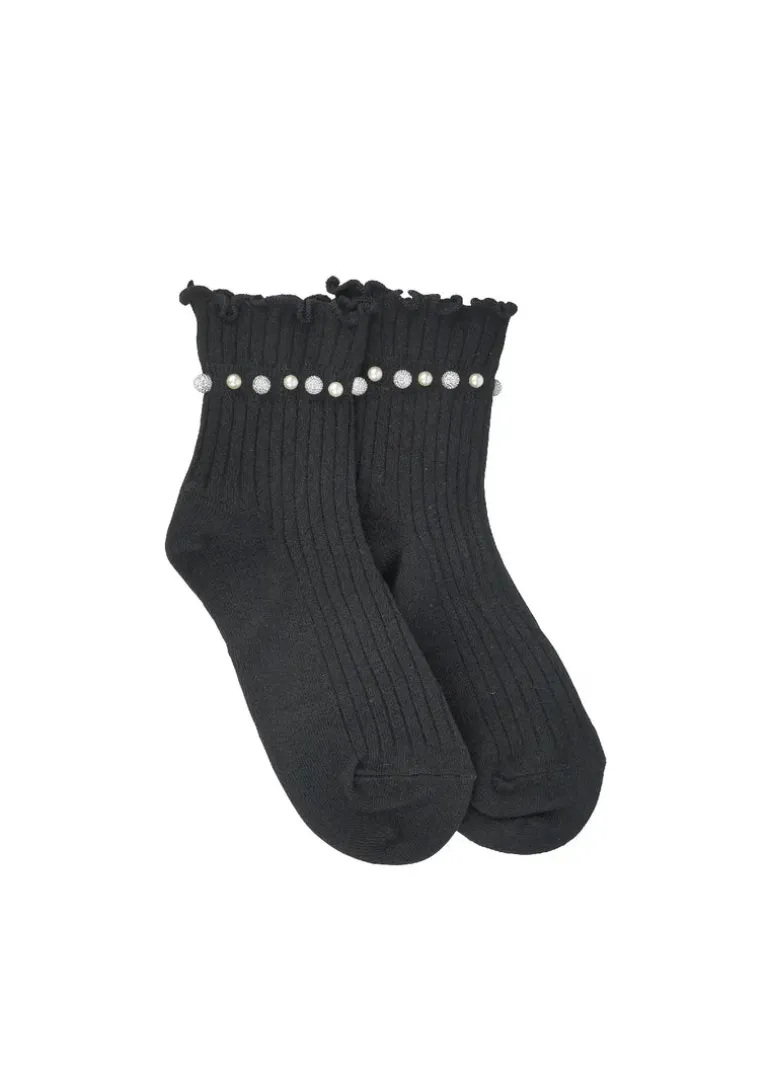 Limlim - Short Frill Crystal Ball Socks