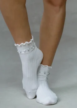 Limlim - Short Frill Crystal Ball Socks