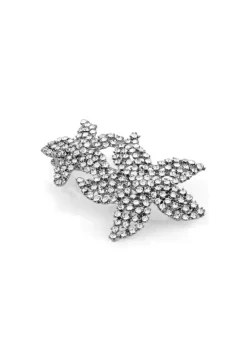 Limlim - Swarovski Double Flower Barrette