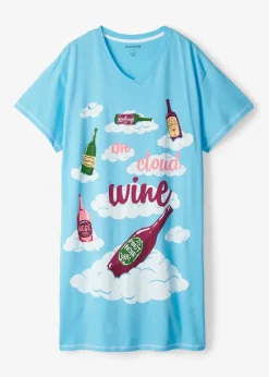 Little Blue House - Cloud Wine Sleepshirt