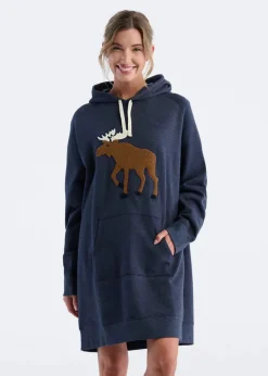Little Blue House - Moose Oversized Hoodie