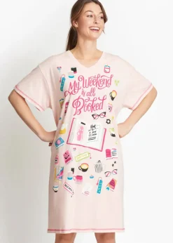 Little Blue House - My Weekend is All Booked Sleepshirt