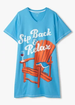 Little Blue House - Sip Back and Relax Sleepshirt