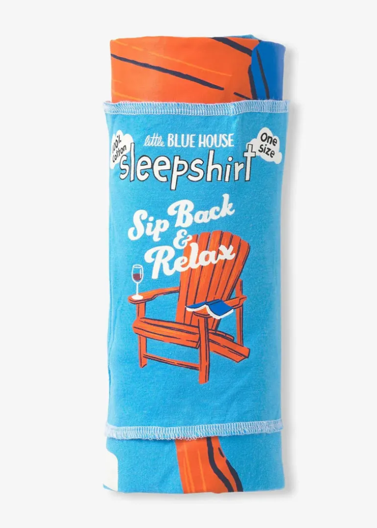 Little Blue House - Sip Back and Relax Sleepshirt