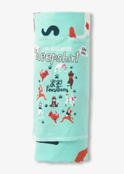 Little Blue House - Yoga Pawsitions Sleepshirt