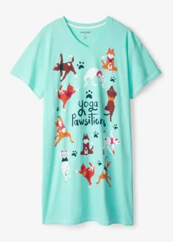 Little Blue House - Yoga Pawsitions Sleepshirt