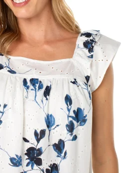 Liverpool - Short Sleeve Square Neck Blouse - SALE