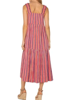 Liverpool - Sleeveless Woven Midi Dress - SALE