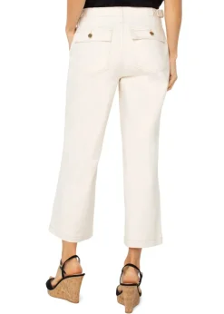 Liverpool - Utility Stride Wide Leg Crop Jeans - SALE
