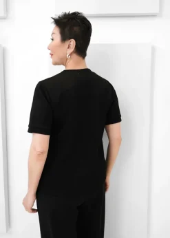 Luxe Modal - Scuba Short Sleeve Top - SALE