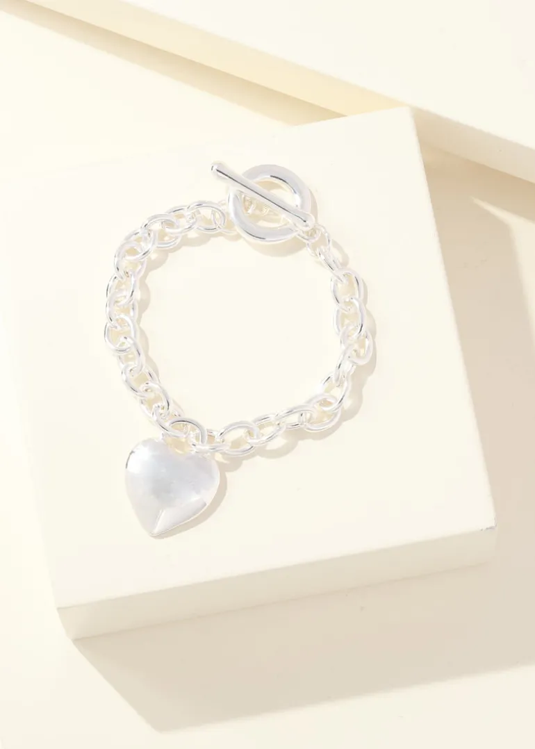 Merx - Chain Heart Bracelet