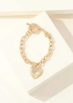 Merx - Chain Heart Bracelet