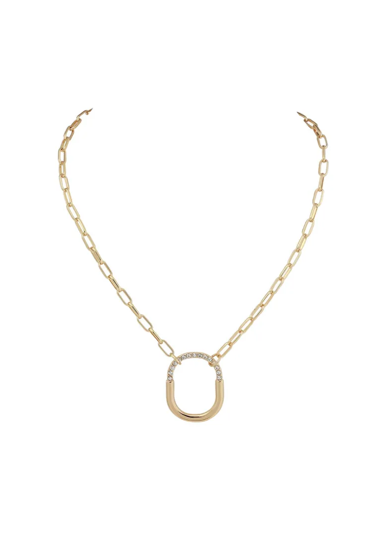 Merx - Crystal Pendant Necklace