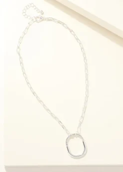 Merx - Crystal Pendant Necklace