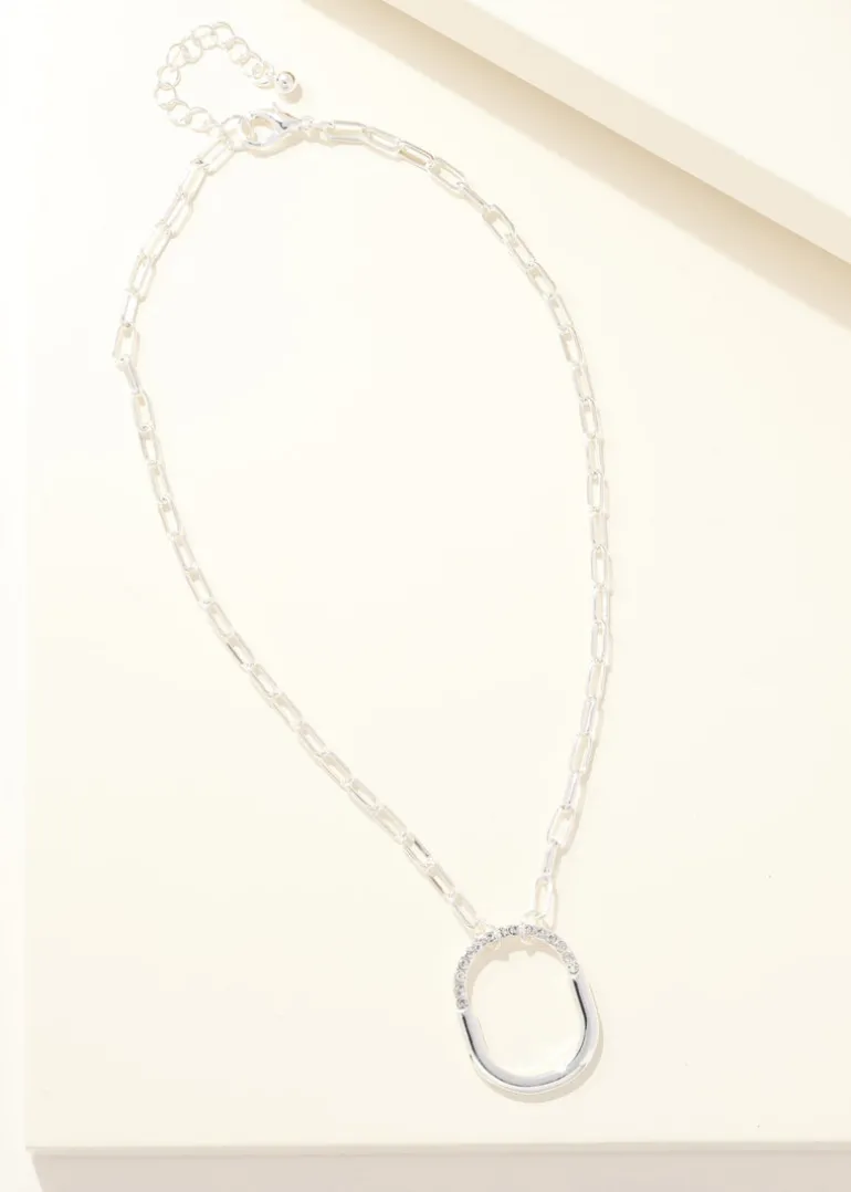 Merx - Crystal Pendant Necklace