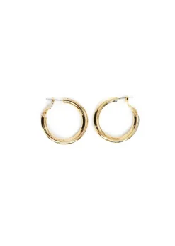 Merx - Gold Hoop Earrings 30mm