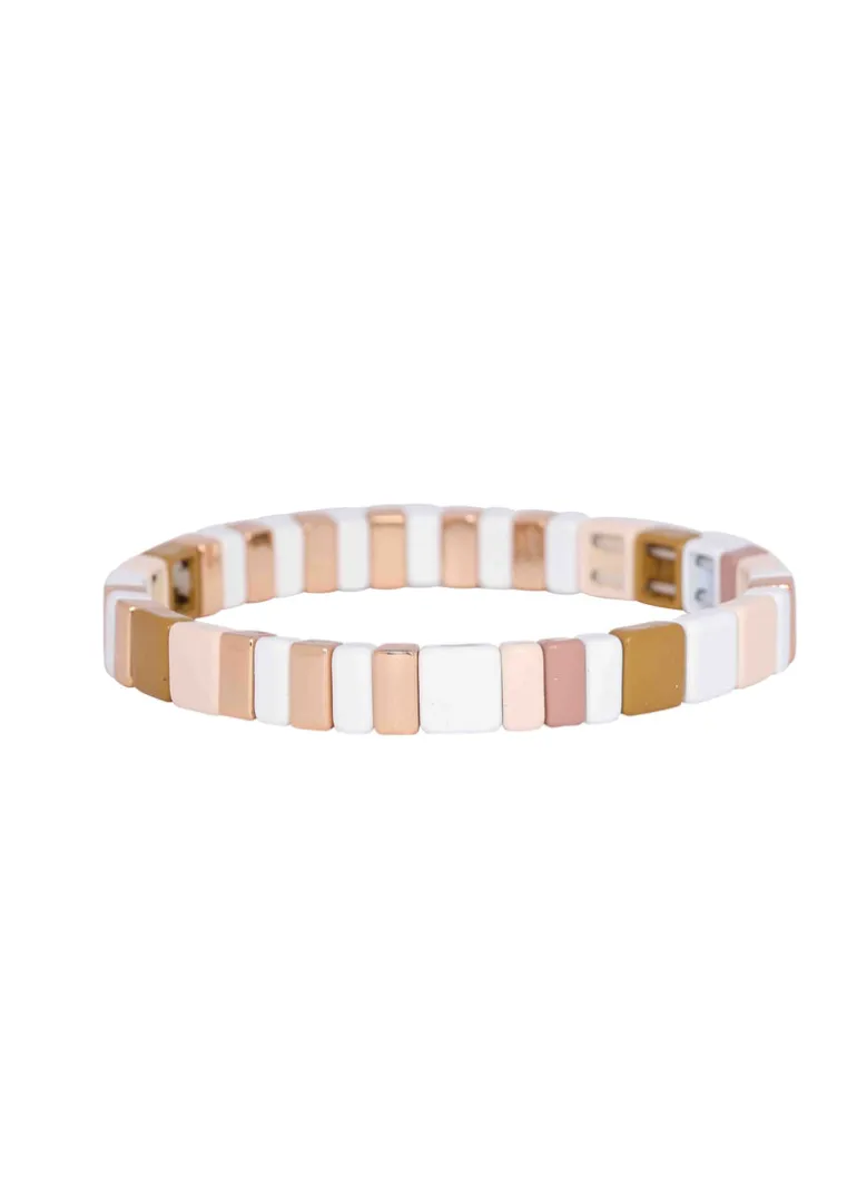Merx - Neapolitan Enamel Tile Bracelet