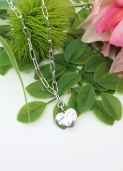 My Wristy Business - Hammered Heart Necklace